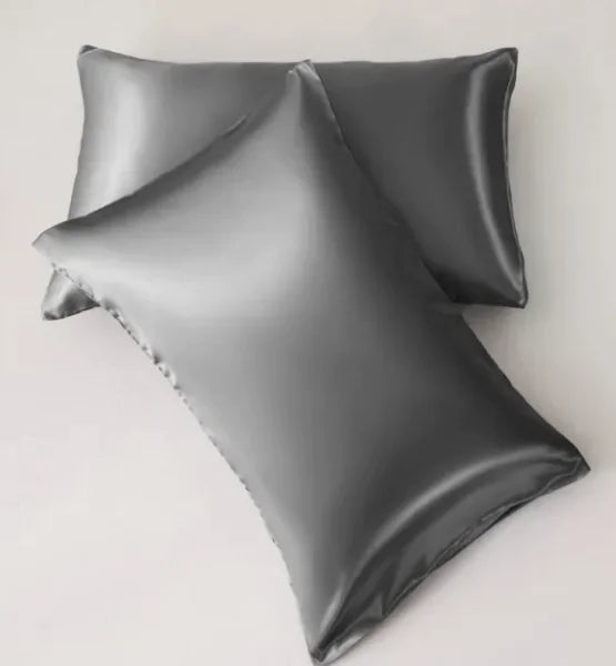 Silk-like Solid Color Pillowcase