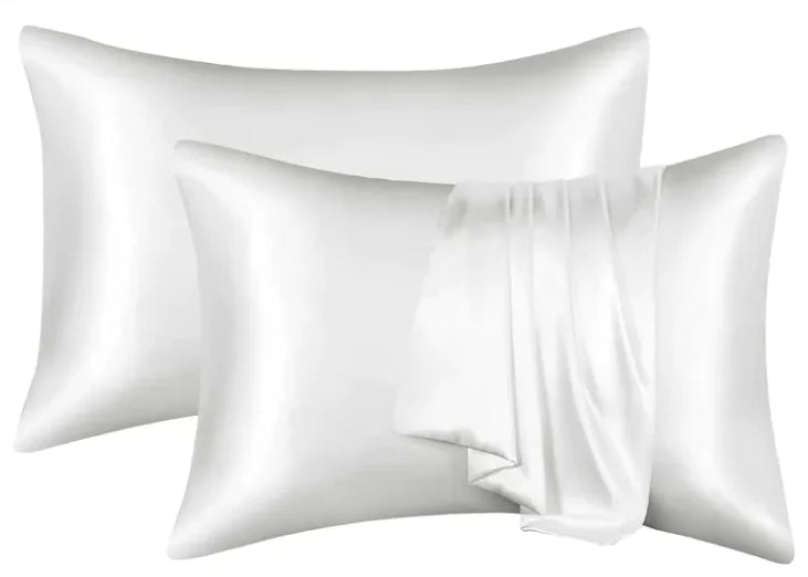 Silk-like Solid Color Pillowcase